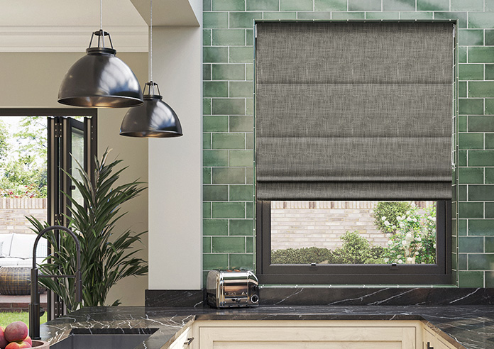 Foxford, Karakul - Twist&Fit Roman Blind - Image 3